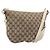 Borsa a tracolla GUCCI GG Canvas Beige Tono Oro 169998 Auth 201433