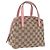 Borsa GUCCI GG Canvas Beige 124542 Auth 200546V