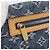 LOUIS VUITTON Monogram Denim Pochette Plat Clutch Bag Blue M95007 Auth 202197V - vista 18