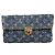 LOUIS VUITTON Monogram Denim Pochette Plat Clutch Bag Blue M95007 Auth 202197V - vista 2