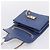 GUCCI Interlocking G Chain Schultertasche aus Leder Blau Gold 510304 Auth 202459V Golden - Ansicht 15