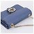 GUCCI Interlocking G Chain Schultertasche aus Leder Blau Gold 510304 Auth 202459V Golden - Ansicht 6