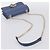 GUCCI Interlocking G Chain Schultertasche aus Leder Blau Gold 510304 Auth 202459V Golden - Ansicht 7