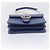 GUCCI Interlocking G Chain Schultertasche aus Leder Blau Gold 510304 Auth 202459V Golden - Ansicht 9