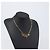 LOUIS VUITTON Monogram Collier Roman Holiday Necklace Gold M80272 Auth 203051M - vista 18