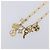 LOUIS VUITTON Monogram Collier Roman Holiday Necklace Gold M80272 Auth 203051M - vista 3