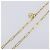 LOUIS VUITTON Monogram Collier Roman Holiday Necklace Gold M80272 Auth 203051M - vista 6