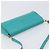 Borsa a tracolla FENDI in pelle verde e oro Auth 202879A D'oro - vista 6
