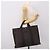 Hermès HERMES Her Line Tote MM Tote Bag Canvas Gray Silver Auth 203783 Marrone Argento - vista 20