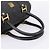 Borsa a mano MCM Logogram Vicetos PVC 2way Black Gold Auth mr2890 Nero D'oro - vista 7