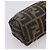 Pouch FENDI Zucca Canvas Marrone Nero Auth 203810 - vista 11