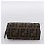 Pouch FENDI Zucca Canvas Marrone Nero Auth 203810 - vista 7