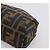 Pouch FENDI Zucca Canvas Marrone Nero Auth 203810 - vista 8