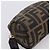 Pouch FENDI Zucca Canvas Marrone Nero Auth 203810 - vista 9