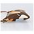 Borsa a tracolla Miu Miu Canvas Brown Gold Auth 197448A Marrone D'oro - vista 5
