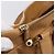 Céline Borsa a tracolla CELINE in pelle beige e oro Auth 203198A D'oro - vista 19
