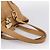 Céline Borsa a tracolla CELINE in pelle beige e oro Auth 203198A D'oro - vista 7