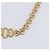 Collana Christian Dior metallo Gold Tone Auth SW2803 - vista 9