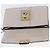 Maison Martin Margiela Maison Margiela Bolsa Horizontal New Rock Couro Branco Prata Auth BA15641V - vista 20