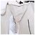 Maison Martin Margiela Maison Margiela Bolsa Horizontal New Rock Couro Branco Prata Auth BA15641V - vista 30