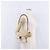 Maison Martin Margiela Maison Margiela Bolsa Horizontal New Rock Couro Branco Prata Auth BA15641V - vista 34