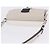 Maison Martin Margiela Maison Margiela Bolsa Horizontal New Rock Couro Branco Prata Auth BA15641V - vista 7