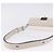 Maison Martin Margiela Maison Margiela Bolsa Horizontal New Rock Couro Branco Prata Auth BA15641V - vista 8