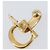 Céline CELINE Ohrringe Metal Gold Tone Auth ka6101 - Ansicht 5