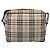 BURBERRY Nova Check Schultertasche Canvas Beige Silver Auth 202667 Silber - Ansicht 3