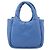 PRADA Handtasche aus Leder 2way Blau Silber authentisch 203202SAM - Ansicht 3
