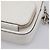 PRADA Schultertasche mit Kette aus Leder Weiß Silber Auth 202662 - Ansicht 10