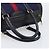 Borsa Boston GUCCI Micro GG Canvas Sherry Line Navy Gold Auth 203400A D'oro Blu navy - vista 7