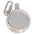 Hermès Charm flacone di profumo HERMES Metallo Argento Auth 203319 - vista 2