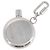 Hermès Charm flacone di profumo HERMES Metallo Argento Auth 203319 - vista 3