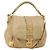 Borsa a tracolla Miu Miu in pelle 2way Beige Gold Auth 199120A D'oro