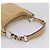 Borsa a tracolla PRADA in pelle beige argento BR3373 Auth am12571V - vista 7