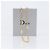 Collana Christian Dior metallo Gold Tone Auth SW2796V - vista 18