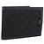Portafoglio GUCCI GG Canvas Nero 115048 Auth 202719M