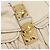 Borsa a mano Miu Miu Matelassé in pelle 2way Ivory Gold Auth 202893A D'oro Crudo - vista 14