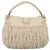 Borsa a mano Miu Miu Matelassé in pelle 2way Ivory Gold Auth 202893A D'oro Crudo - vista 3