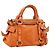 Borsa a mano Miu Miu Vitellolux 2way Orange Gold Auth 197281M D'oro Arancione