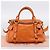 Borsa a mano Miu Miu Vitellolux 2way Orange Gold Auth 197281M D'oro Arancione - vista 25