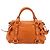 Borsa a mano Miu Miu Vitellolux 2way Orange Gold Auth 197281M D'oro Arancione - vista 3