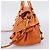 Borsa a mano Miu Miu Vitellolux 2way Orange Gold Auth 197281M D'oro Arancione - vista 5