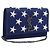 Autre Marque Borsa a tracolla con catena SAINT LAURENT Cassandra Canvas Blue Silver Auth 203616M Argento