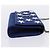 Autre Marque Borsa a tracolla con catena SAINT LAURENT Cassandra Canvas Blue Silver Auth 203616M Argento - vista 5