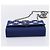 Autre Marque Borsa a tracolla con catena SAINT LAURENT Cassandra Canvas Blue Silver Auth 203616M Argento - vista 9