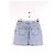 Gonna Gucci in cotone blu - vista 3