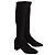 Lk Bennett Eldon black stretch suede boots size 37 - view 3