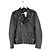 The Kooples Schwarze Lederjacke M